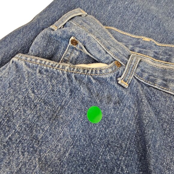 Dickes Mens 38x32 Medium Washed Straight Denim Jeans Workwear Outdoor Rough - Picture 6 of 13